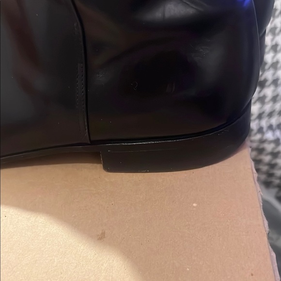 Prada Men's Black Leather Side Zipper Ankle Boots GUC! - Picture 10 of 16